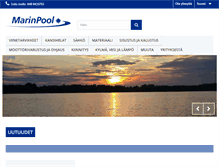 Tablet Screenshot of marinpool.fi